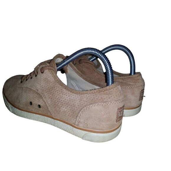 UGG Australia Sneakers Women Sz 8 Tan 1004856 Lace Up Suede Boho - Picture 2 of 9